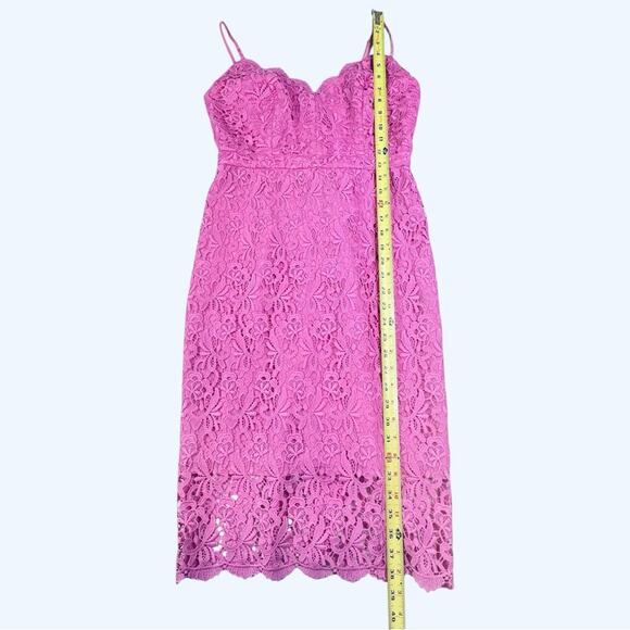 NWT J. Crew Pink Guipure Lace Dress 2 Party Wedding Coquette Feminine Fairy - Picture 6 of 12